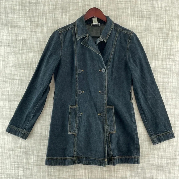 Ann Taylor Loft Button Jean Jacket Women's 4P 8274/1.8 b - Picture 1 of 10